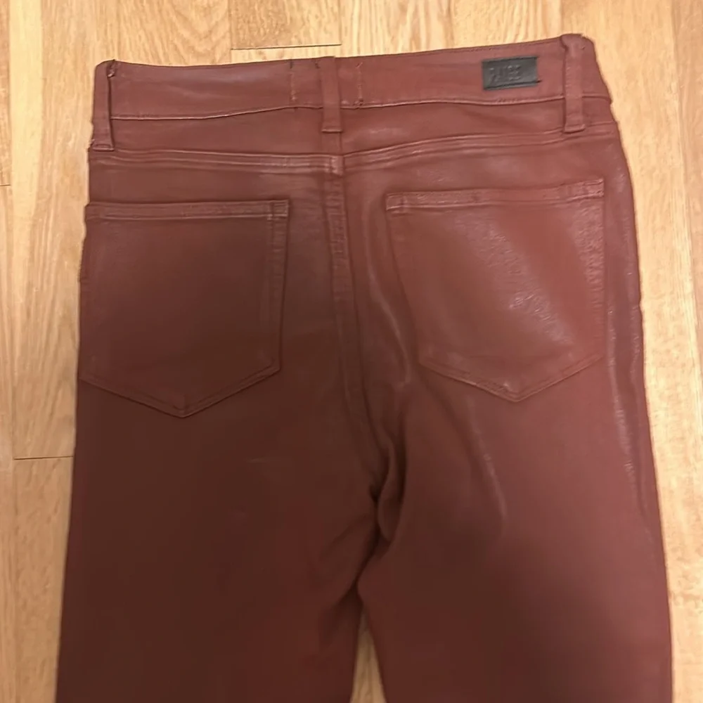 Paige HOXTON ANKLE in Burgundy Dust LUXE COATING NEW - Picture 10 of 10